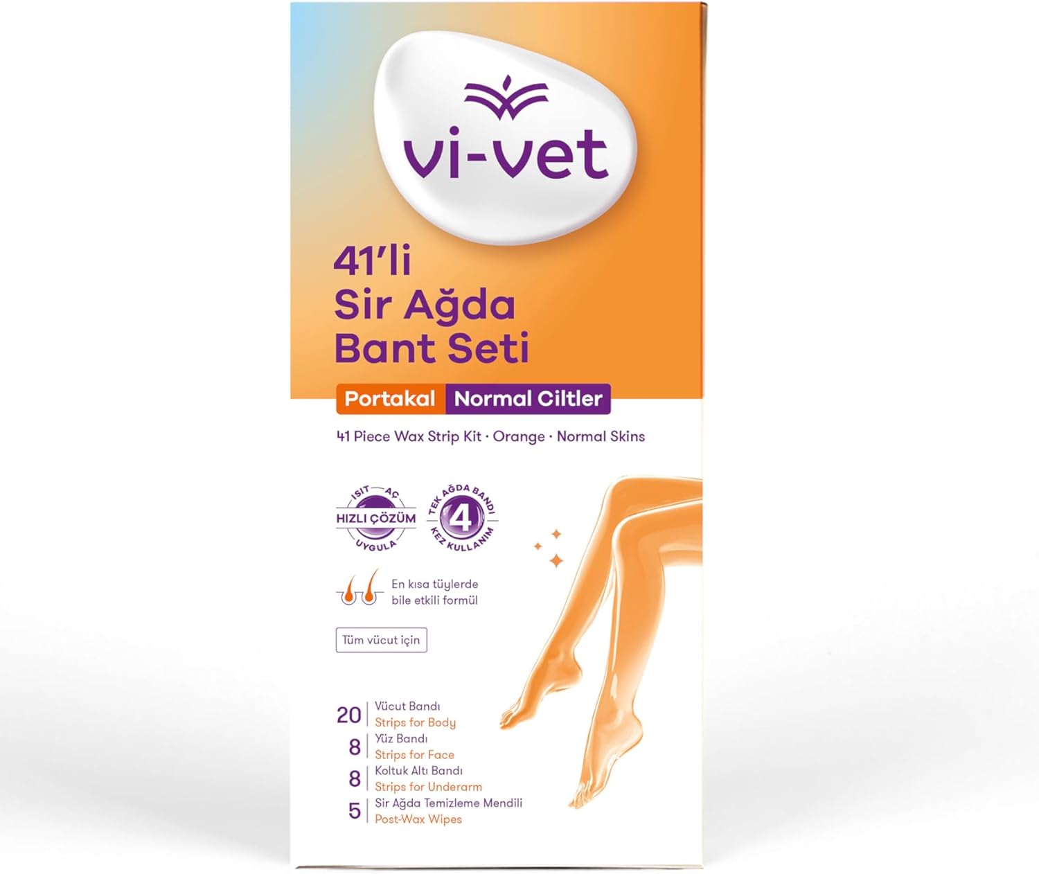 Alternative view of Vi-vet Sir Ağda Bant Seti Portakal, 41 Adet
