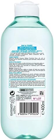 Skin Naturals Saf & Temiz Micellar Kusursuz Makyaj Temizleme Suyu (400 ml)