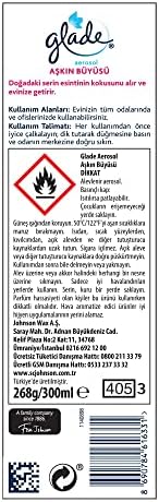 Glade Aerosol Aşkın Büyüsü Oda Kokusu 300 mL (1 x 300 mL)