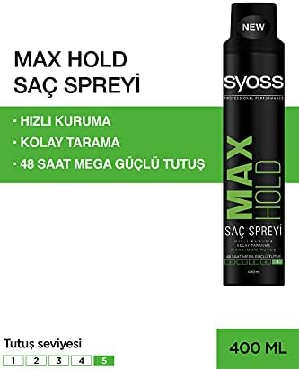 Alternative view of Syoss Styling Syoss Maksimum Tutuş Sprey, 400 Ml