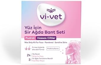 Vi-vet Sir Ağda Bandı (Yüz İçin) Pudralı (Yeni), 24 Adet