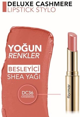Deluxe Cashmere Yüksek Pigmentli & Yarı Mat Bitişli Nemlendirici Ruj