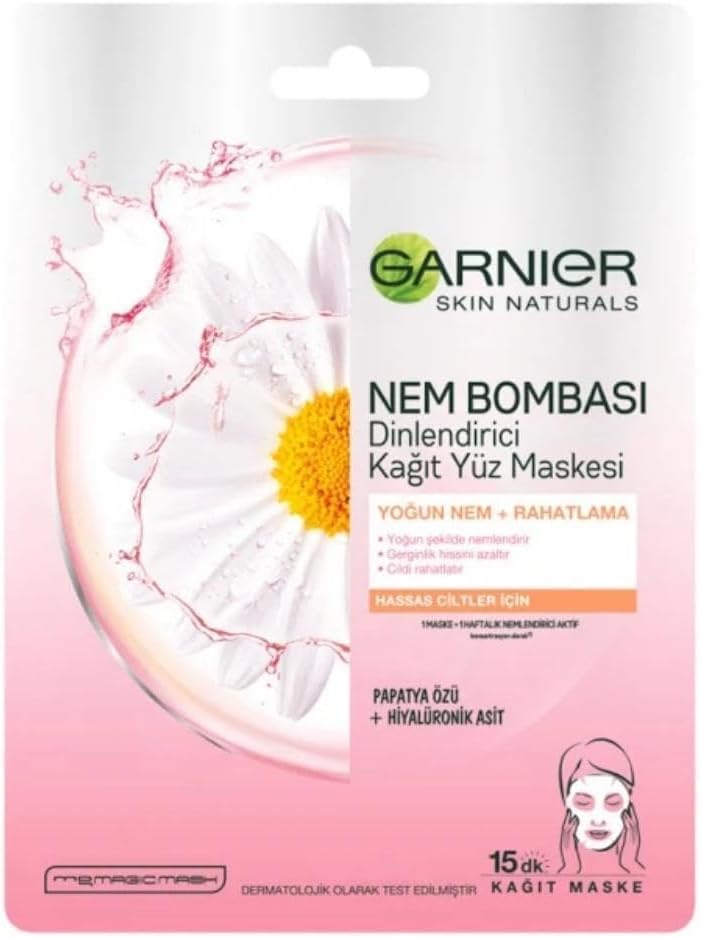 Nem Bombası Dinlendirici Kağıt Maske