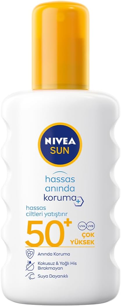 Alternative view of SUN SPF50 Anında Güneş Koruyucu Sprey 200ml, Hassas Ciltler İçin Yatıştırıcı, UVA UVB Koruması