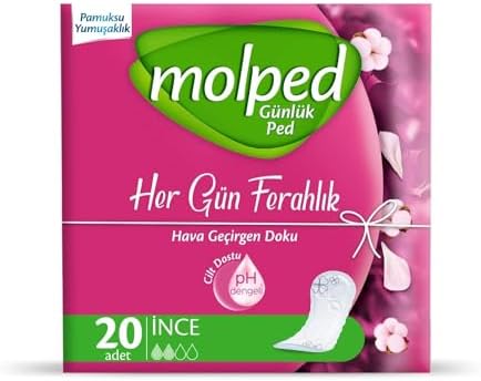 Molped Her Gün Ferahlık İnce 20li Günlük Ped
