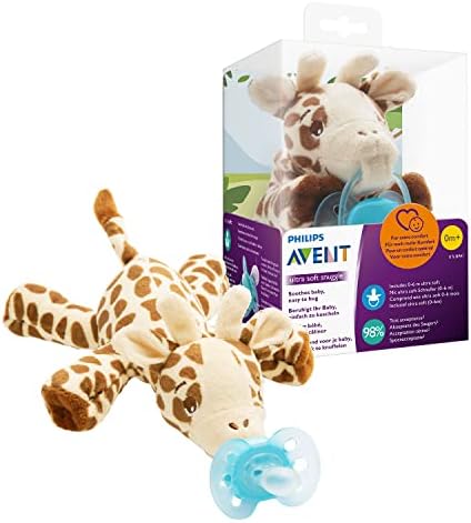 Alternative view of Avent Snuggle SCF348/11, Kuscheltier mit Schnuller ultra soft, perfektes Geschenk für Neugeborene und Babys, Schnullertier