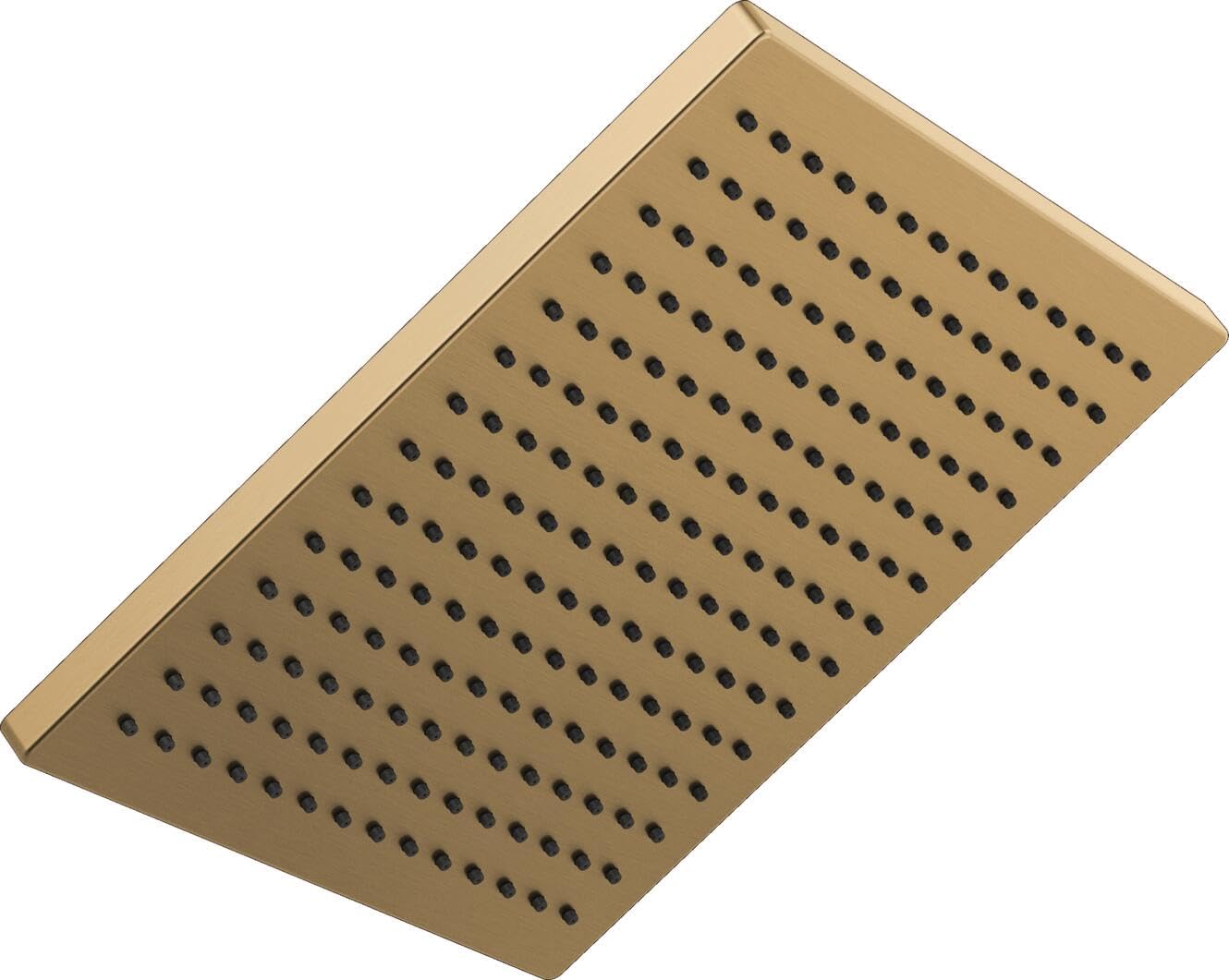 Alternative view of - Musluk Tek Sprey Raincan Duş Başlığı, Altın Duş Başlığı, Yağmur Duş Başlığı, Kare Duş Başlığı, Metal Duş Başlığı, 2.5 GPM Akış Hızı, Şampanya Bronz 52159-CZ25