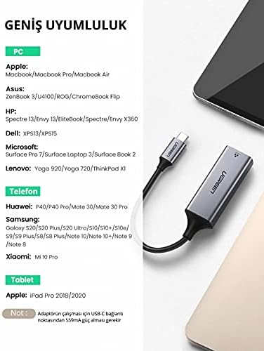 Alternative view of Type-C Ethernet Dönüştürücü Adaptör