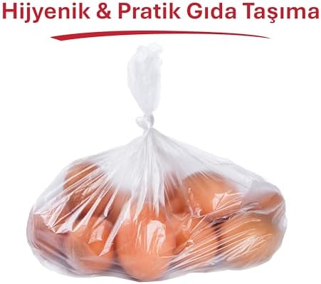 Alternative view of Büyük Boy Buzdolabı Poşeti 4 Al 3 Öde Ekonomik Paket, Ekonomik Buzdolabı Poşeti Büyük Boy 80'li Set, BPA İçermez, Sızdırmaz Saklama Torbası, Meyve, Sebze Yemek, Gıda Saklama Torbası (4 x 20)