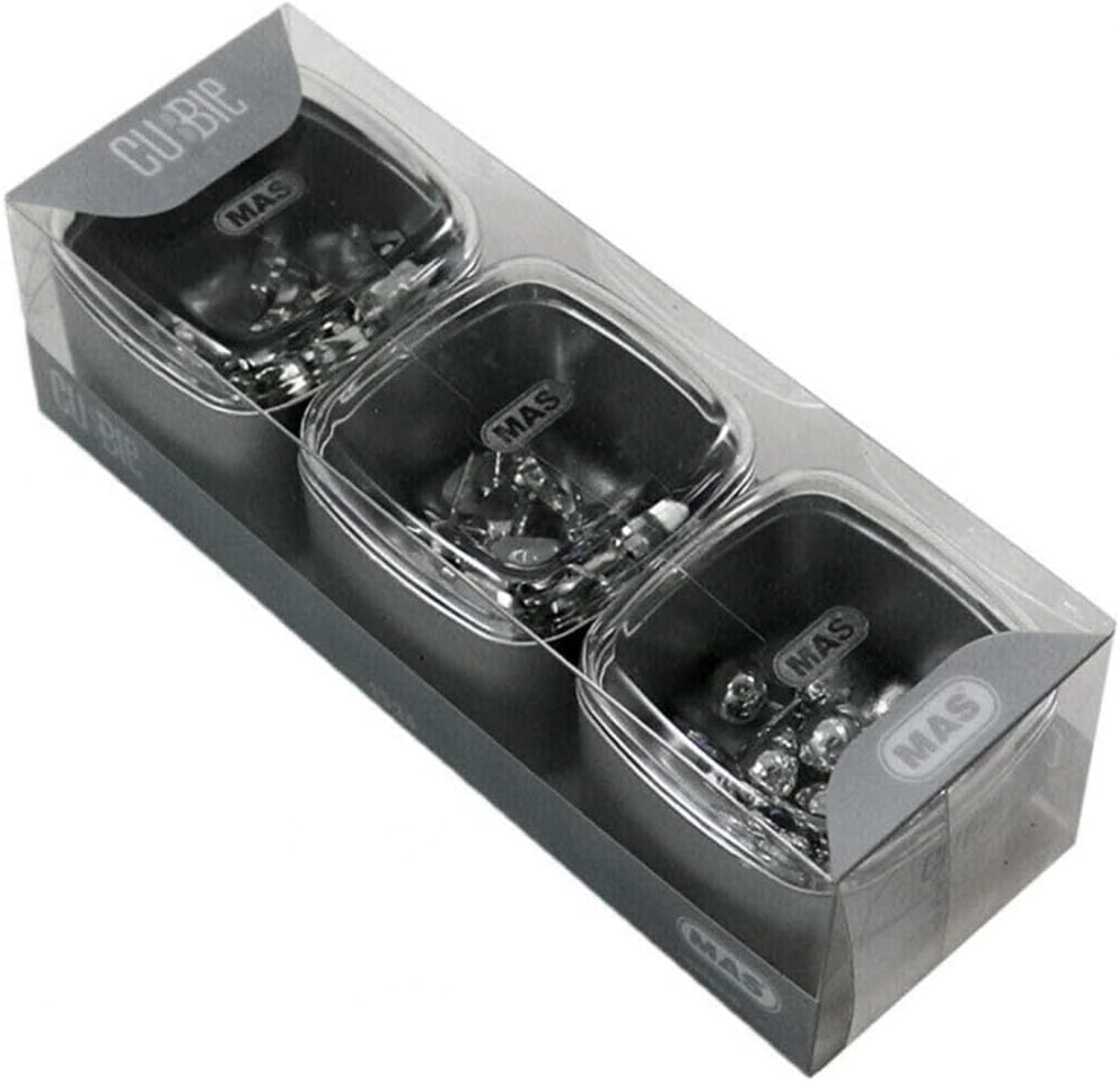 Alternative view of MAS Cubbie Premium 3'lü Kutu Ataş Raptiye Seti, Silver