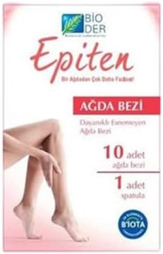 Alternative view of Bioder Epiten Ağda Bezi 10 Adet