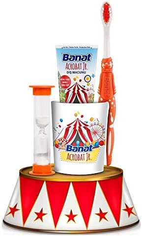 Acrobat Junior Ağız Bakım Diş Fırça Seti (Mavi)
