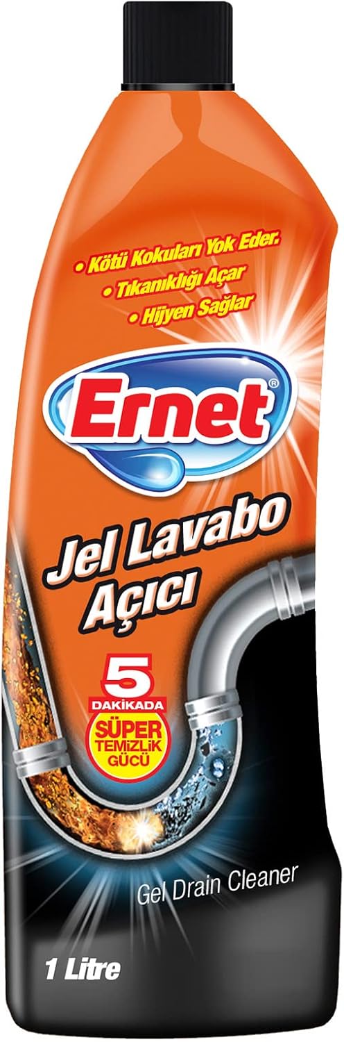 Ernet Süper Likit Jel Lavabo Açıcı 1 lt