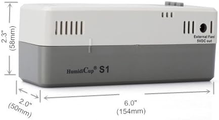 Alternative view of S1 Elektronik Puro Nemlendirici, 40-150 Sayım Masaüstü Nemi için Küçük Boyut,% 40 ila% 90 Ayar Aralığı, Kararlı Nem Kontrolü