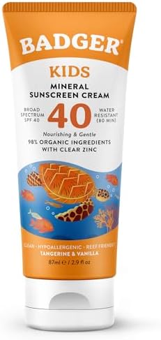 Alternative view of Badger Clear Zinc Çocuk Güneş Kremi SPF40 87 ml