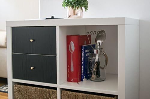 346-0034-4PK Dekoratif Kendinden Yapışkanlı Film, Blackwood, 43 cm x 198 cm Rulo, 4'lü Paket