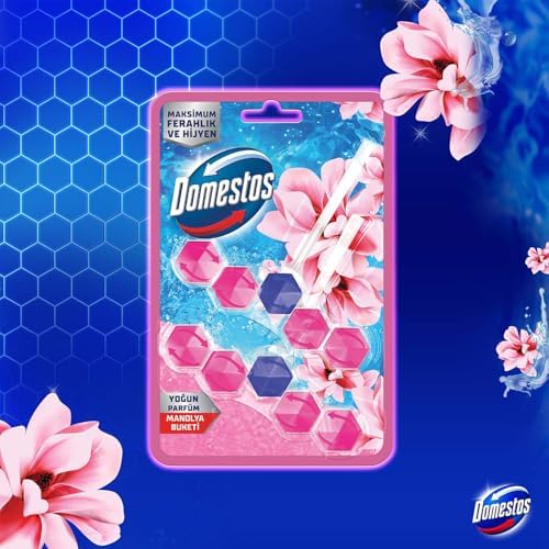 Alternative view of Domestos WC Blok 5'li Güç Tuvalet Bloğu Manolya Ferahlığı Maksimum Hijyen 100 G