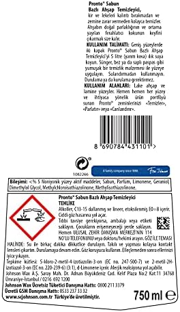 Alternative view of Pronto Sabun Bazlı Ahşap Temizleyici Klasik (1 x 750 mL)