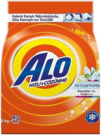 Alternative view of Alo 6 kg Kar Çiçeği Ferahlğı Beyazlar ve Renkliler Hızlı Çözülme Toz Deterjan
