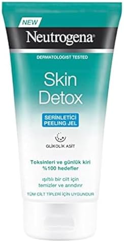 Alternative view of – Arındırıcı Skin Detox Peeling (150 ml tüp) – Glikolik asit içeren, tüm cilt tipleri için temizleme jeli – Toksinlere ve kirlilik kalıntılarına karşı, ışıltılı bir cilt görünümü için