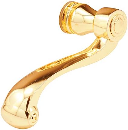 Security E 2660 Fransız Kolonyal Kapı Kolları, Ağır Döküm Tasarımı, Pirinç Kaplama Kaplama, 1/4 inç Kullanır. Tahrik Sistemi, 1 Set