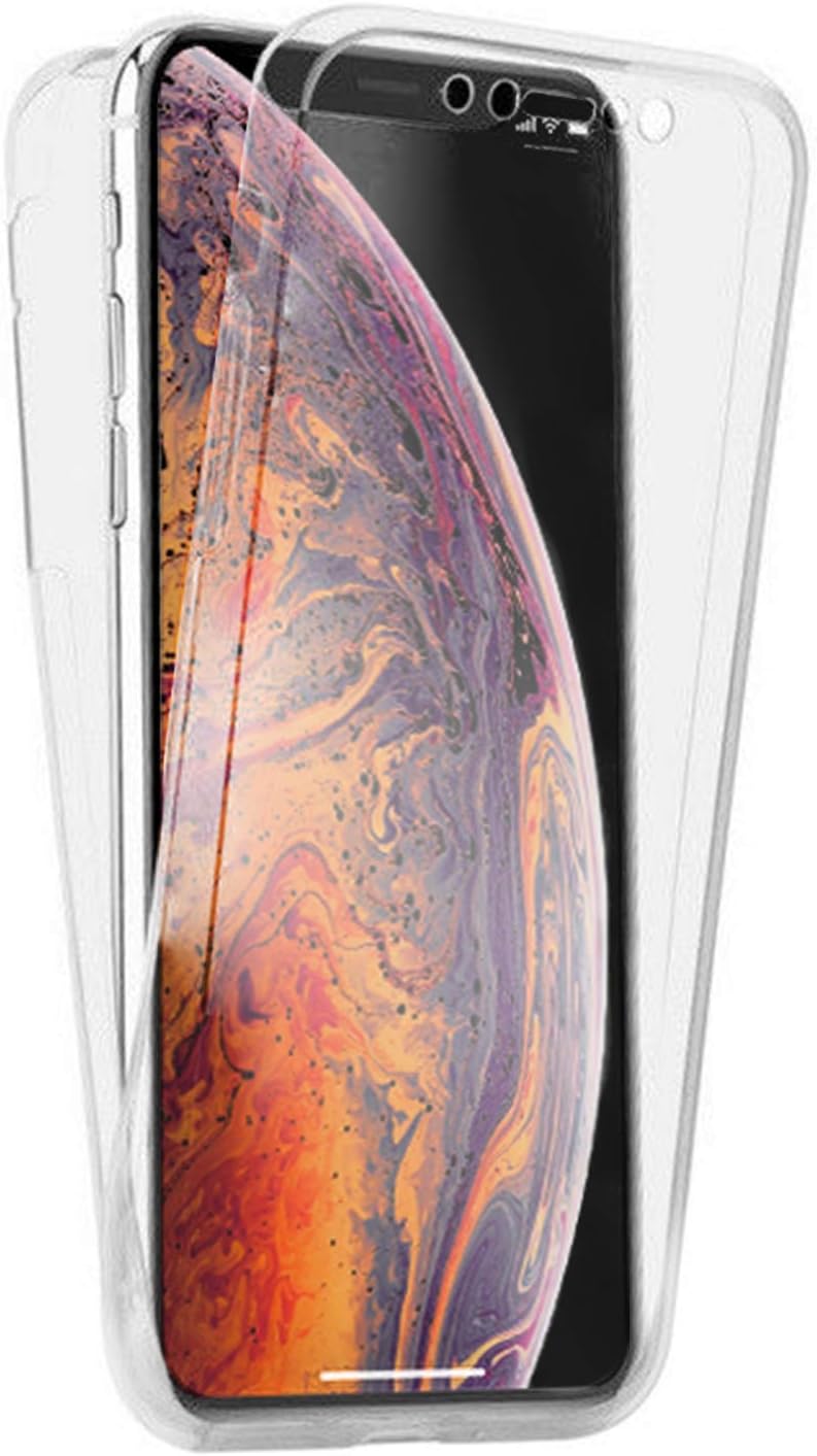 Alternative view of XS Max (6.5'') Kılıf 6 tarafı tam full koruma 360 Clear Soft Şeffaf