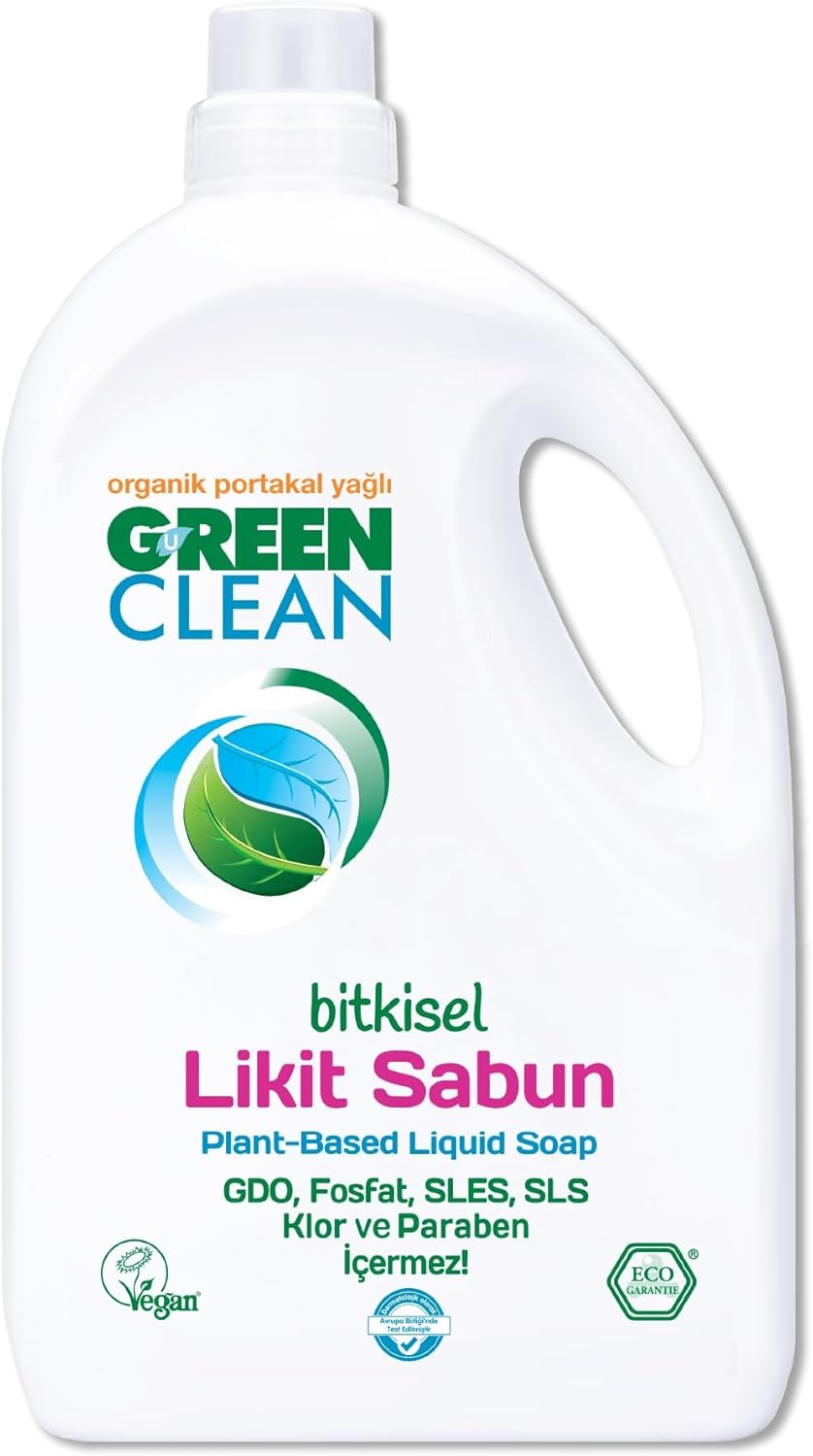 U Green Clean Portakal Özlü Likit El Sabunu 2.75 Litre