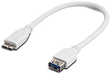 SLX-U3NT38 Micro Usb3.0 25cm Beyaz için OTG Kablosu