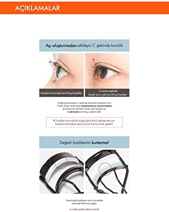 Alternative view of 3 Kat Güçlü Kirpik Kıvırıcı 3-wave Eyelash Curler