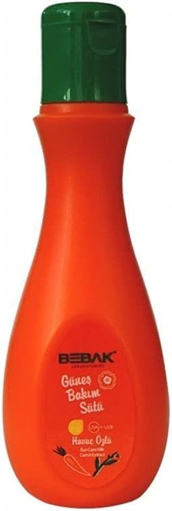 BEBAK Güneş Bakım Sütü Havuç Özlü 120 Ml 1 Paket (1 x 1 Adet)