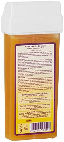 Vivet Roll-On Sir Ağda Limon , 100 Ml