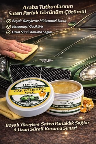 UV Korumalı Far ve Kaporta Parlatıcı & Pasta Cila 100 ml Headlight Restorer and Polish Cream