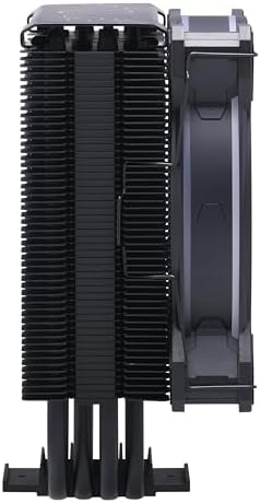 Cooler Hyper 212 Halo CPU Lavabo - Siyah Alüminyum Kaplama, Kanatlı 4 Isı Sürekli Doğrudan Temas Borusu, MF120 Halo2 ARGB Fan, ARGB Algılama, LGA1700 ve AM5 Desteği - Siyah