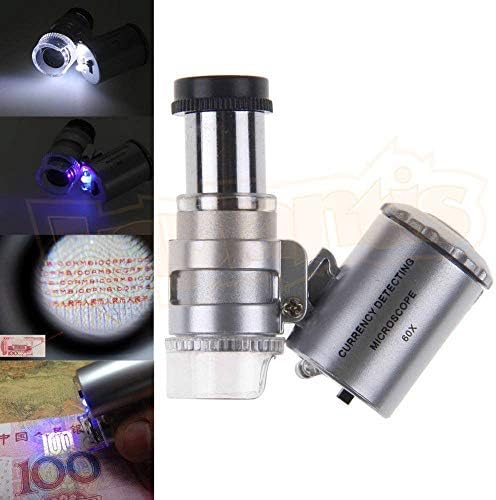 Ledli Mini Büyüteç 60X