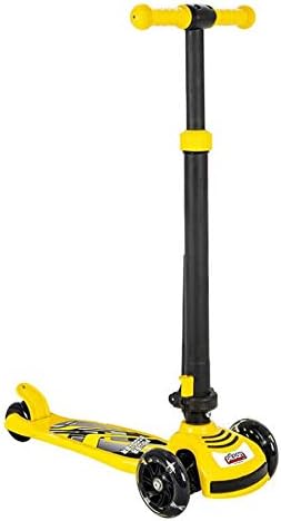 Power 3 Tekerlekli Katlanabilir Işıklı Kırmızı Scooter