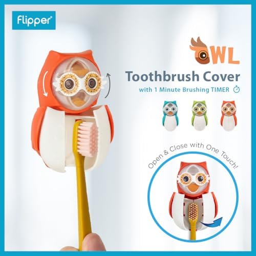 Flipper Kum Saatli Hijyenik Diş Fırçası Saklama Kabı
