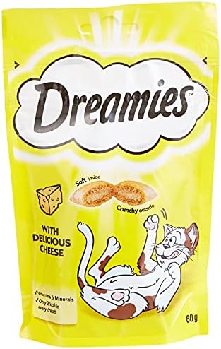 Dreamies Kuru Kedi Ödül Maması, Peynirli (6 x 60gr)