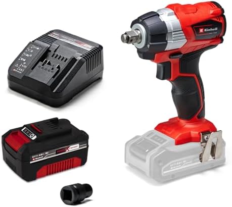TE-CW 18 Li BL - Solo, Kömürsüz Akülü Darbeli Somun Sıkma ve 18V 4,0 Ah PXC Starter Kit (Başlangıç Seti)