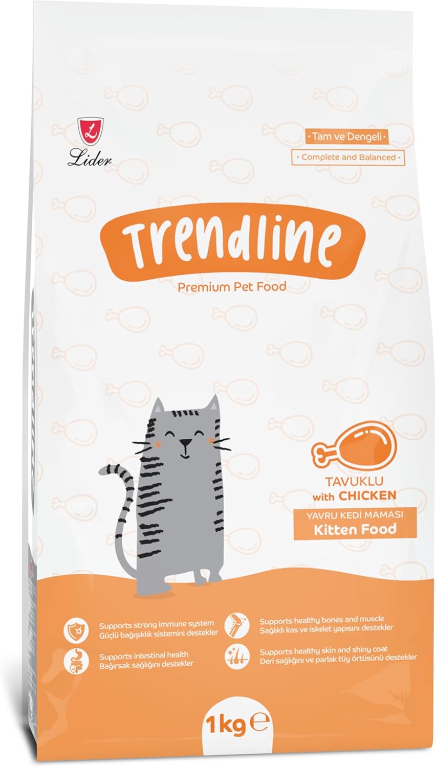 Trendline Tavuklu Yavru Kedi Maması 1 kg