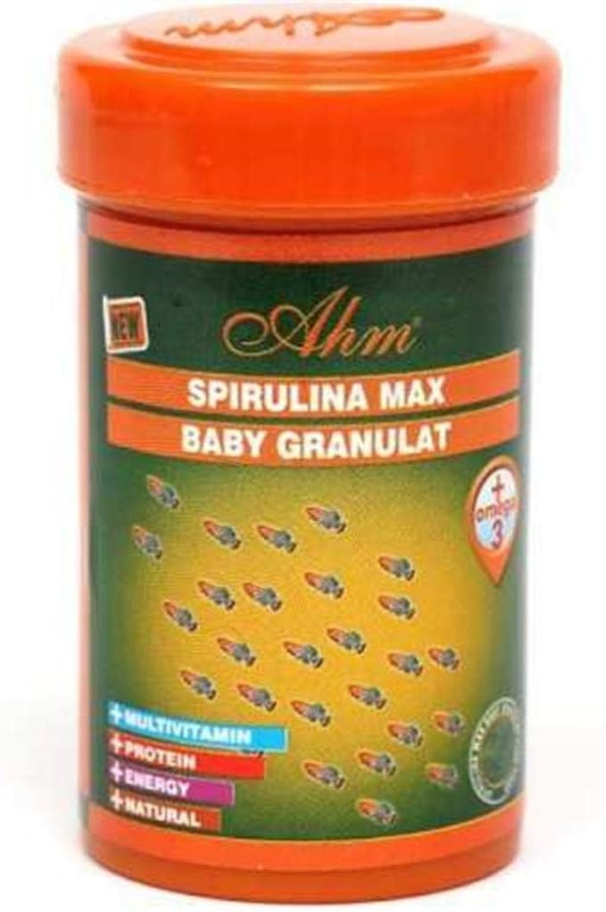 Alternative view of Ahm Spirulina Max Baby Granulat 100 Ml Balık Yemi