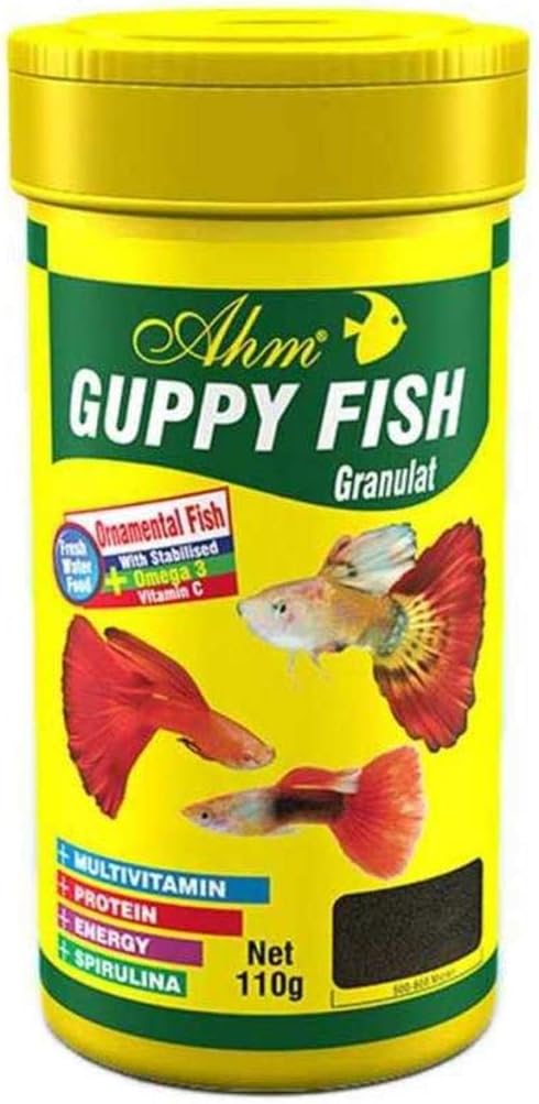 Ahm Guppy Granul 100 Ml Balık Yemi