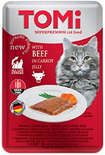 Alternative view of Tomi Sığır Etli Ve Havuçlu Tahılsız Pouch Kedi Konservesi 100 Gr