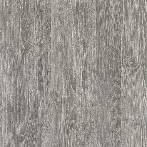 346-0587-3PK Dekoratif Kendinden Yapışkanlı Film, Meşe Sheffield İnci Grisi, 17" x 78" Rulo, 3'lü Paket