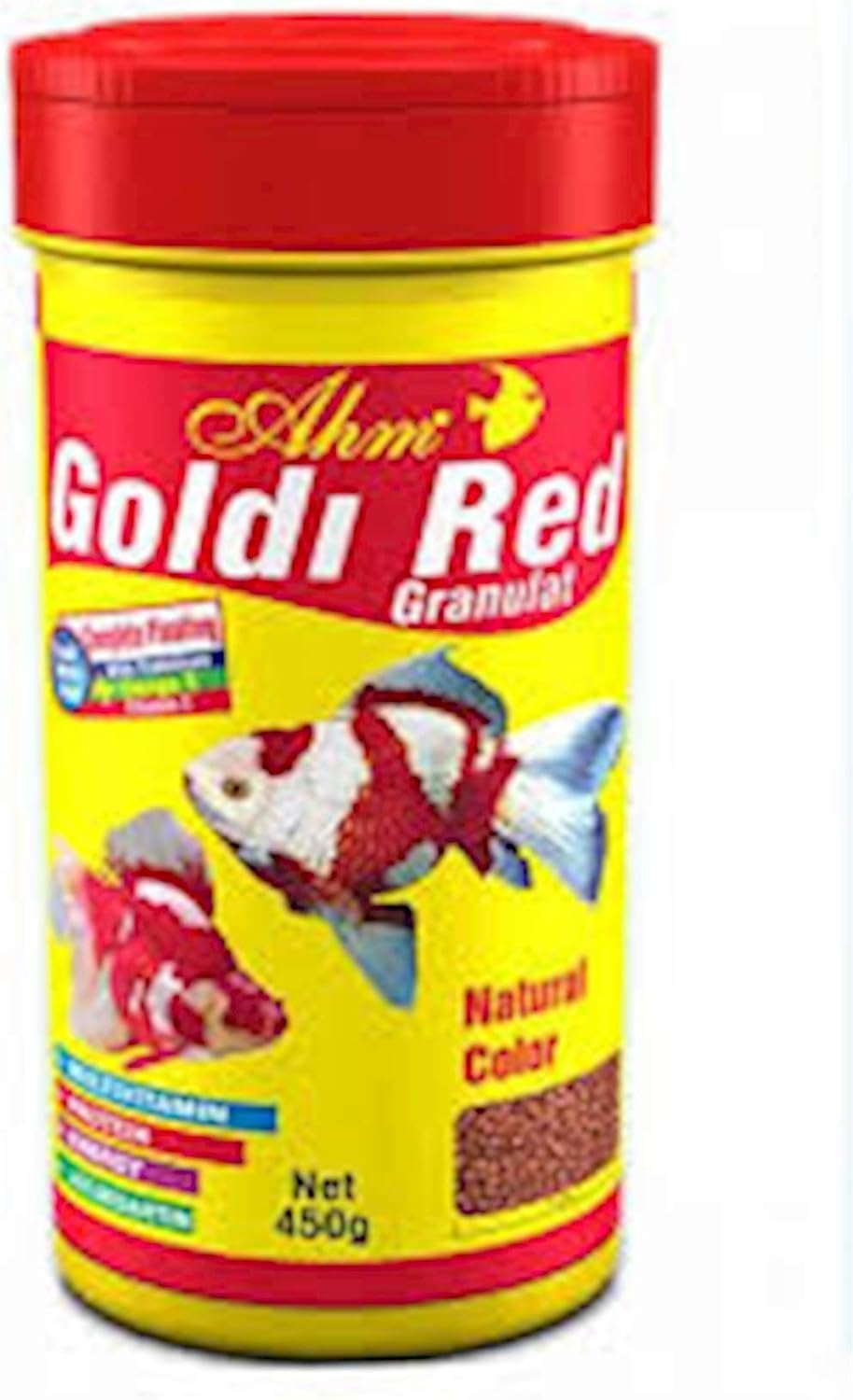 Ahm Goldi Red Granulat 100 Ml Balık Yemi
