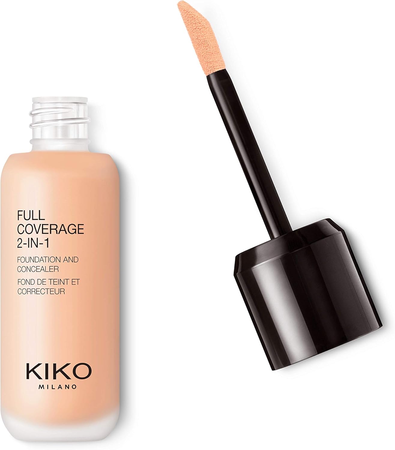 Milano Fondöten & Kapatıcı-Full Coverage 2-in-1 Foundation & Concealer-25 Neutral-Mat Bitişli