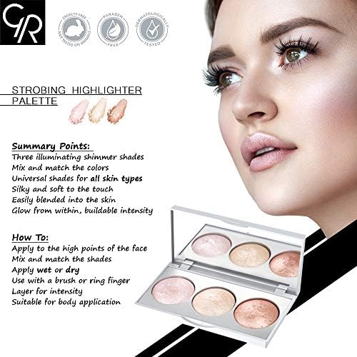 Alternative view of Strobing Highlighter - 3'lü Fırınlanmış Aydınlatıcı Paleti