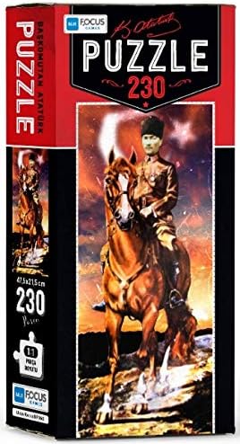 Blue Focus 230 PARÇA KUTULU PUZZLE - BAŞKOMUTAN ATATÜRK