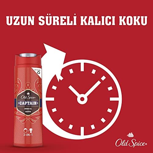 Old Spice Erkek İçin Duş Jeli ve Şampuan, 50 ml