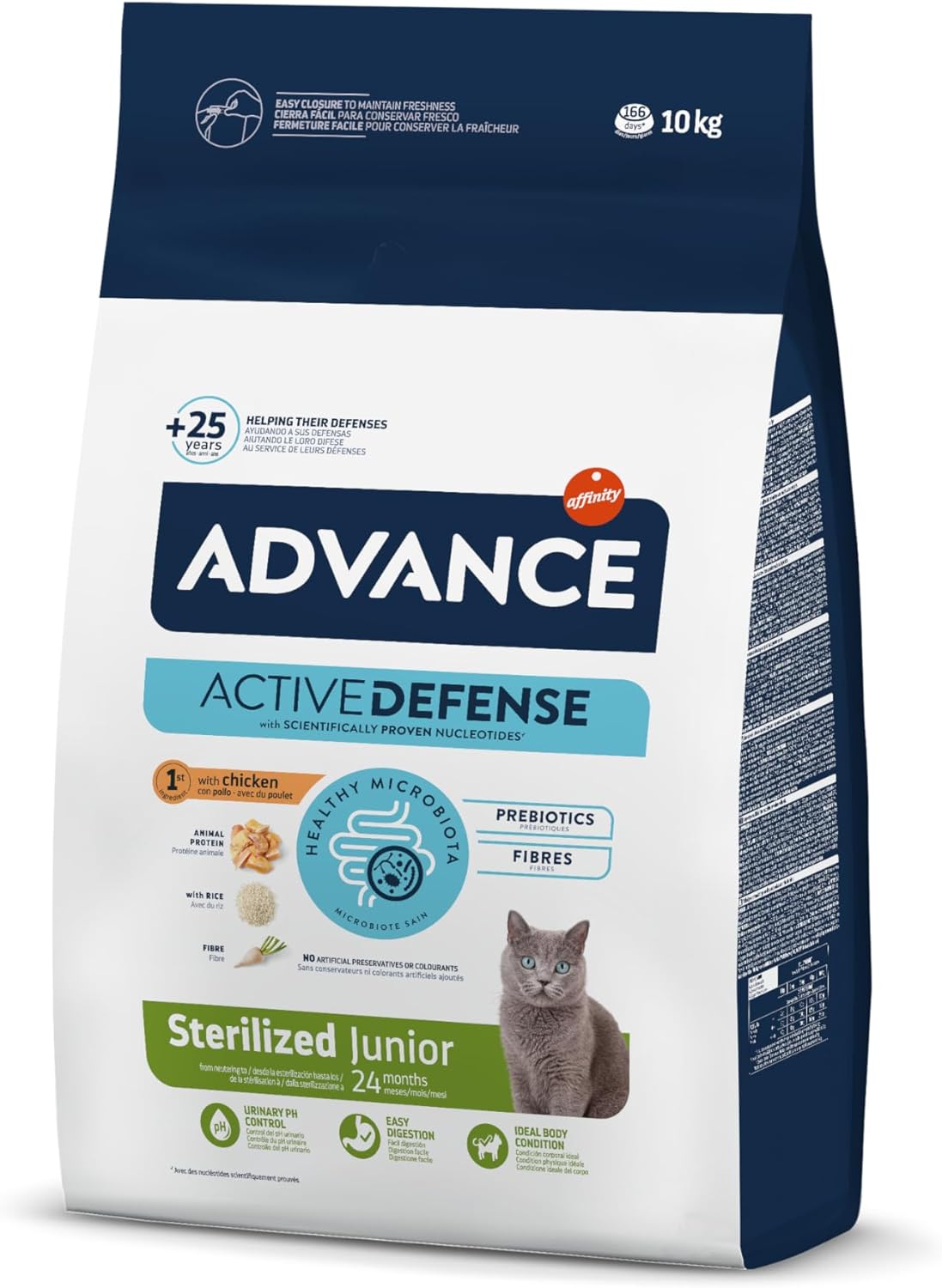 Alternative view of Advance Junior Sterilized Tavuklu Kısır Kedi Maması, 10 Kg