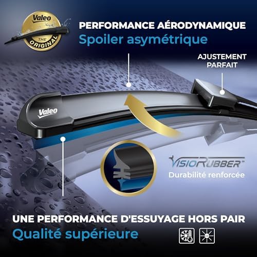 Alternative view of Valeo Silencio Flat Blade Set Silecek Seti Kodiaq (2016 ve sonrası) (630+530 MM) 577948
